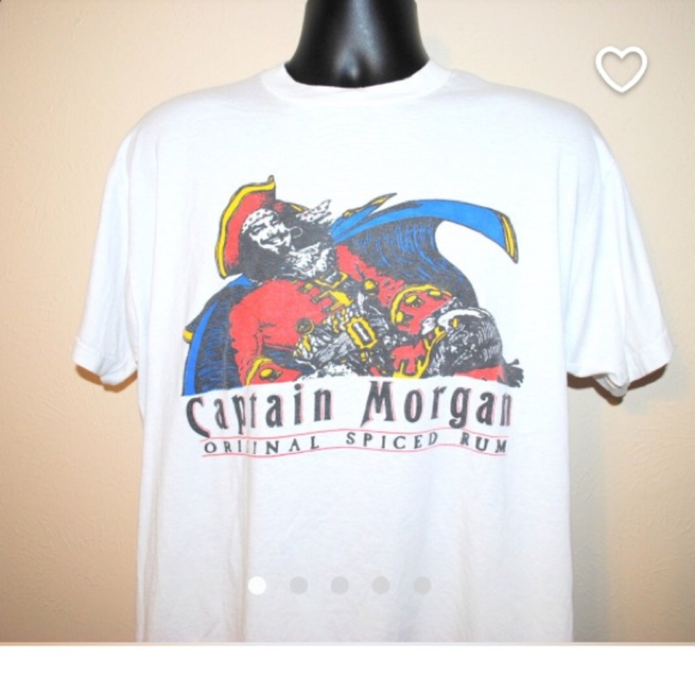 Vintage captain Morgan tee shirt